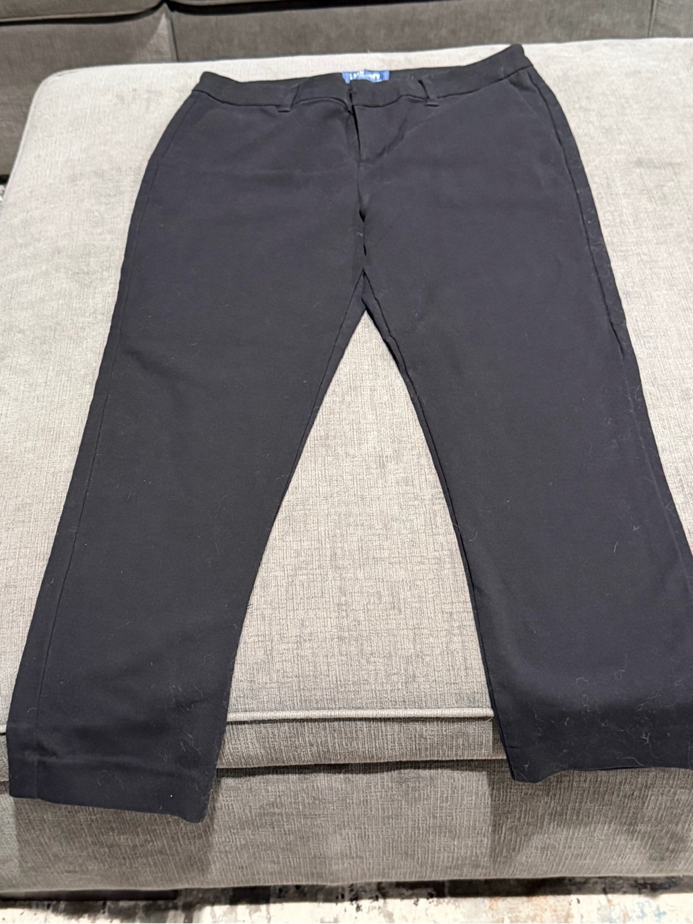 Old Navy Harper Mid-Rise Trousers in Black with Blue Label